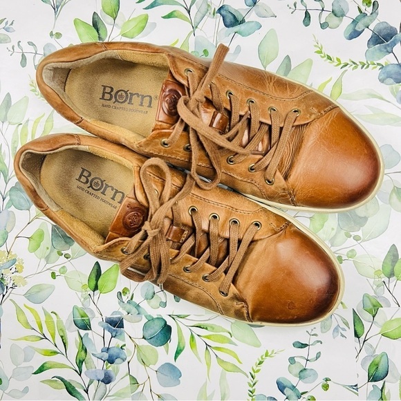 Born Tan Leather Allegheny Sneakers 9M - Picture 4 of 7